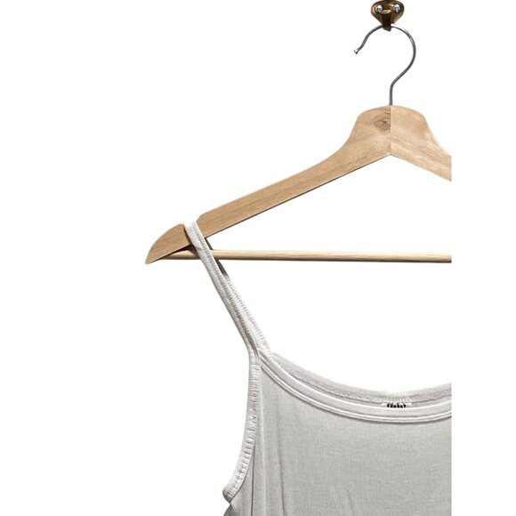 Sunday Best Cropped Spaghetti Strap Tank Top White Size M Boho Summer Festival - Picture 6 of 11
